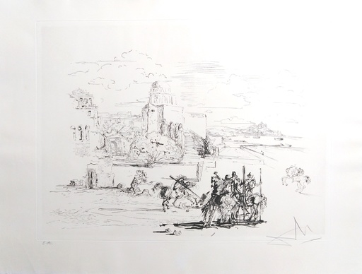 萨尔瓦多·达利 - 版画 - Rome und Cadaques