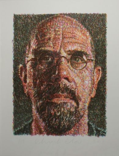 Chuck CLOSE - 版画 - Self Portrait (Lincoln Center)