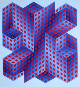 Victor VASARELY - Stampa-Multiplo - Composition 4