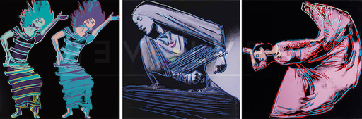 Andy WARHOL - Stampa-Multiplo - Martha Graham Complete Portfolio (FS II.387-389)
