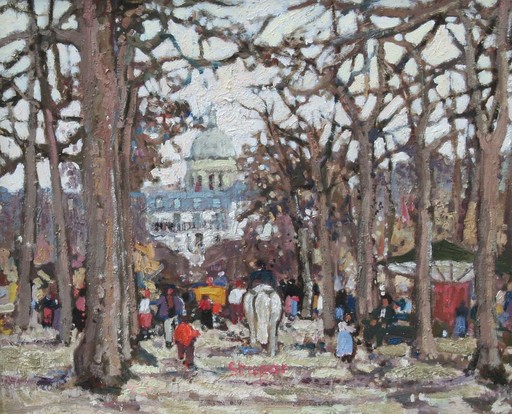 Marko STUPAR - Gemälde -  jardin du luxembourg  