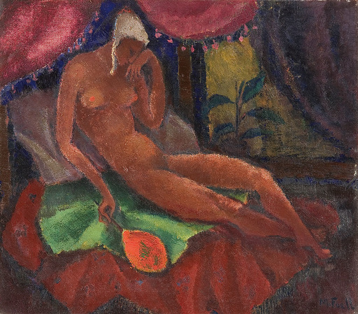 Maria HILLER-FÖLL - Painting - Josephine Baker