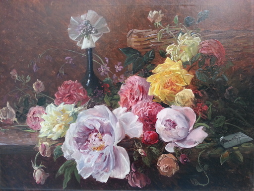 Xavier DESPARMET-FITZ-GERALD - Gemälde - Nature morte aux fleurs