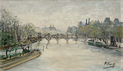 Pierre FARGE - Pittura - Paris, le Pont des Arts