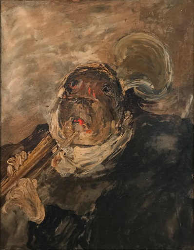 Roger-Edgar GILLET - Gemälde - Trombone, 1978