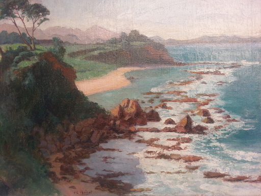Jeanne-Clémentine THOINOT - Painting - Madagascar - Pointe Flaccourt - Fort Dauphin