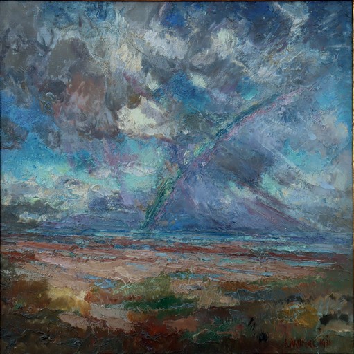 James ARUNDEL - Painting - "L'ARC-EN-CIEL"