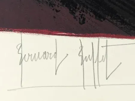 Mon Cirque, le clown au fond rouge by | Bernard BUFFET | buy art