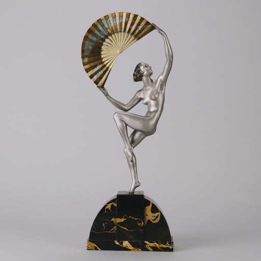Marcel André BOURAINE - Skulptur Volumen - Fan Dancer