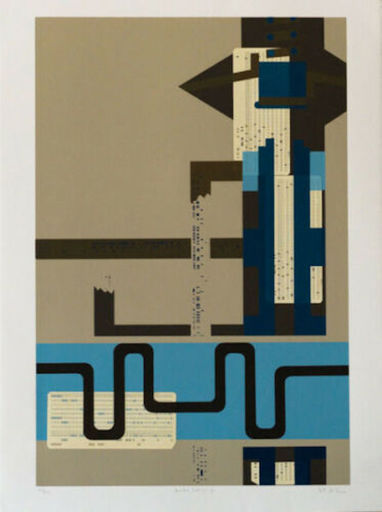 Lee ADLER - Estampe-Multiple - Modern Collage 1