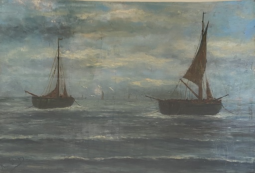 Romain STEPPE - Painting - marine