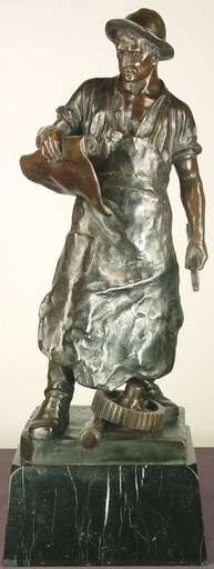 Julius Paul SCHMIDT-FELLING - Sculpture-Volume - Industrial Worker