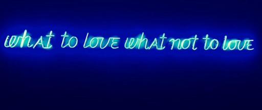 Maurizio NANNUCCI - 绘画 - What to love what not to love