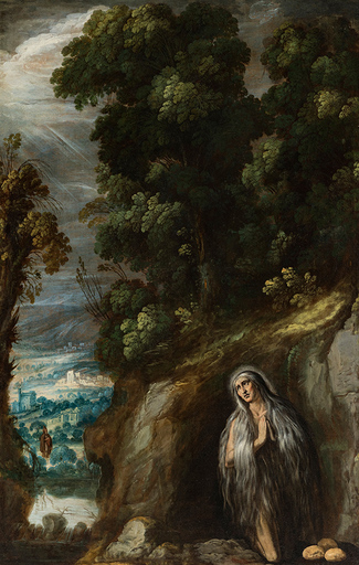 Francisco COLLANTES - Gemälde - Saint Mary of Egypt