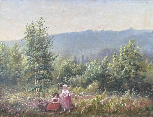 Jules François Achille AMBROISE - Pintura - le matin a villebon