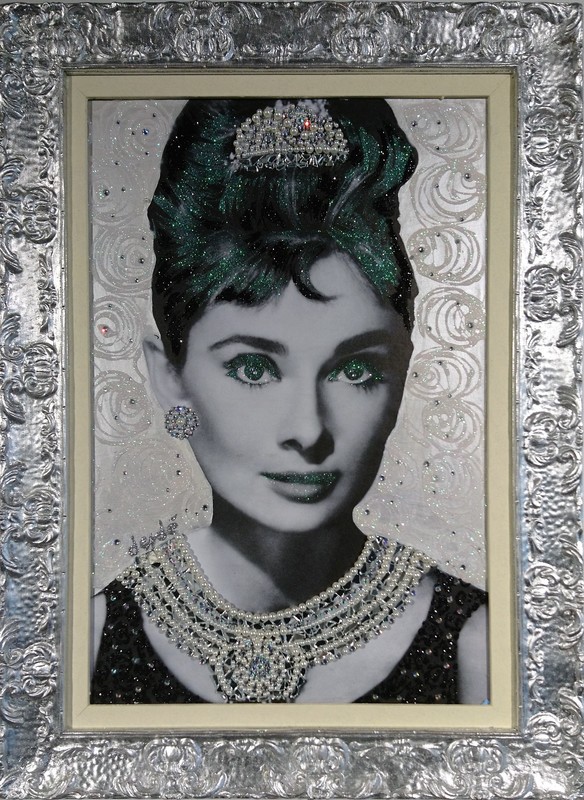 Daniele DONDE - Painting - Audrey Hepburn