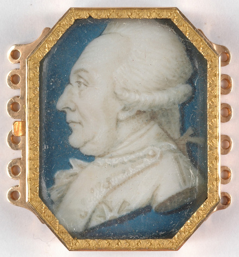Piat-Joseph SAUVAGE - Miniatura - "Portrait of a gentleman" miniature, 1780s 
