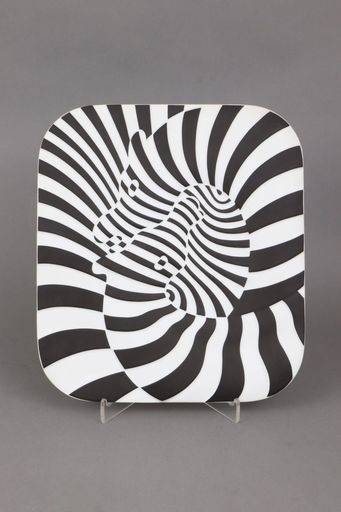 Victor VASARELY - Ceramic - Zebras