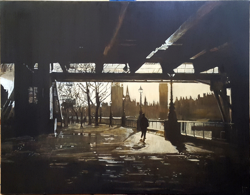 Pierre RIOLLET - Peinture - London Bridge