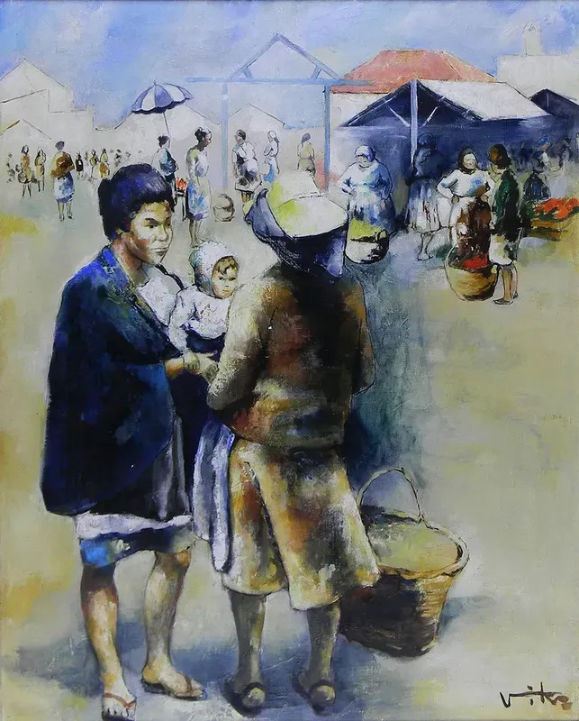 Market Scene by | Victor VIKO | buy art online | artprice