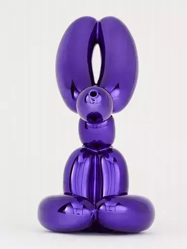 杰夫·昆斯 - 陶瓷  - Balloon Rabbit (Violet)