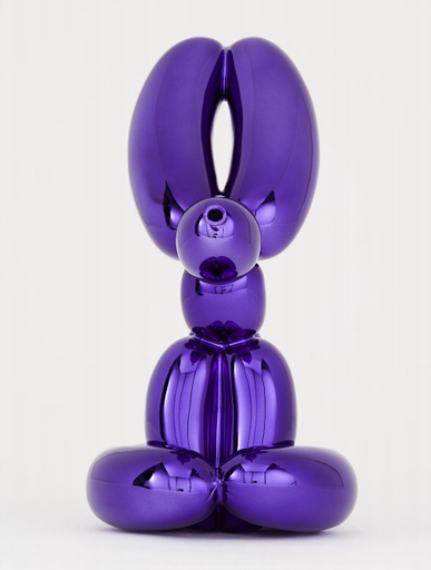 Jeff KOONS - Céramique - Balloon Rabbit (Violet)