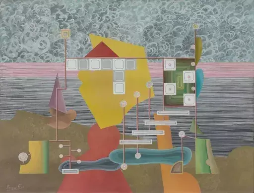 Enrique RODRIGUEZ GARCIA - Gemälde - Composición recuerdo 15