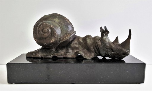 Sergio LASTRES - Sculpture-Volume - Polimita rinocerontica