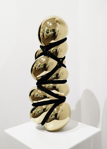 Stephan MARIENFELD - Skulptur Volumen - Bondage Vertical II - Bound (Bronze)