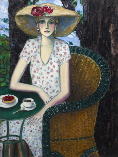 Jean-Pierre CASSIGNEUL - Painting - Le Café