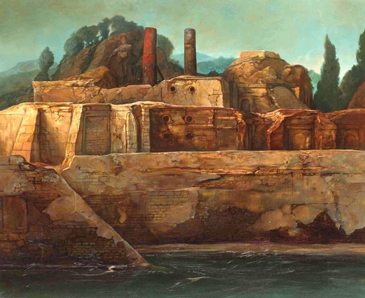 Samuel BAK - Painting - Landscape
