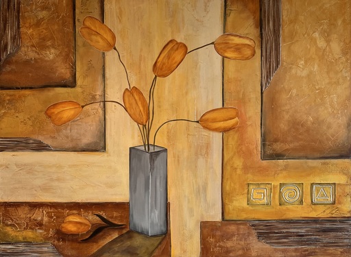Marco MEHN - Painting - Tulips Spirit