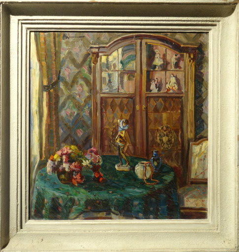 Alice SOMMER - Gemälde - "Intérieur de Salon "
