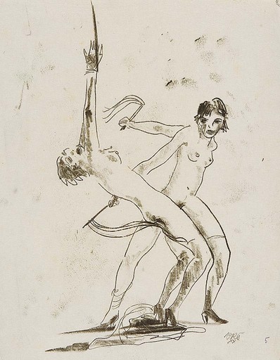 Otto Rudolf SCHATZ - Print-Multiple - The whipping