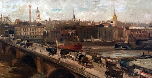 Eugenio SCORZELLI - 绘画 - London Bridge