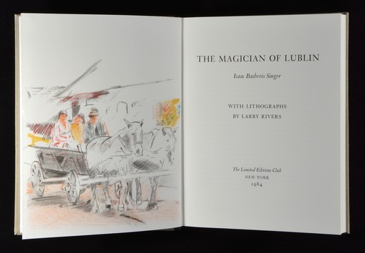 Larry RIVERS - Grabado - The Magician of Lublin