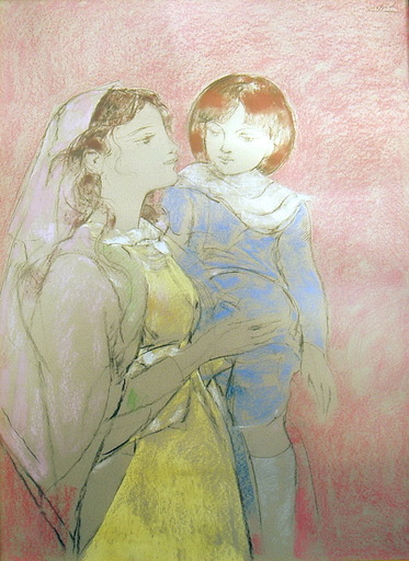 Jaime QUESADA - Disegno Acquarello - maternidad