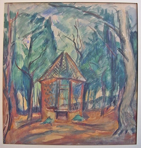 Emile Othon FRIESZ - Drawing-Watercolor - Le Pavillon