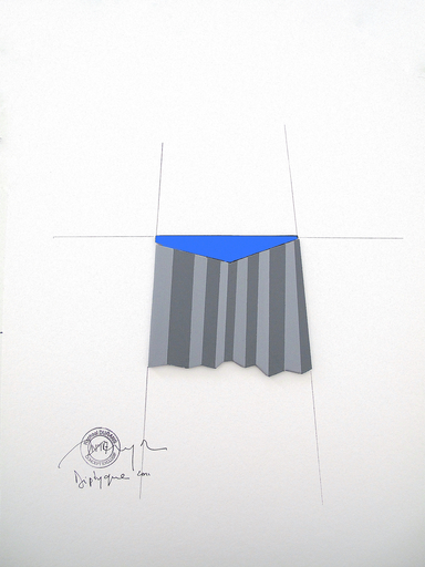 Raphael DURANS - Zeichnung Aquarell - Oeuvre sur Papier Plume N°117