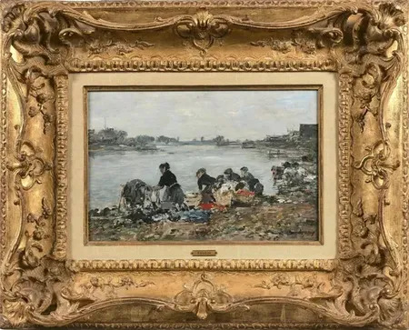 Laveuses sur la Touques (Washerwomen by the Touques River