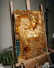 Jacob HITT - Painting - Virgin Mary Golden Sin