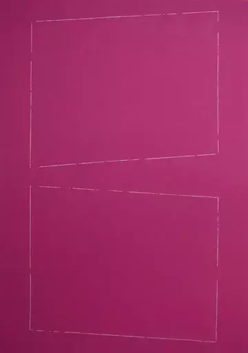 Guillaume MOSCHINI - Gemälde - Mono Rose - Serie Juillet 01