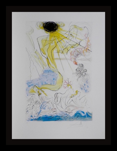 Salvador DALI - Print-Multiple - Hommage a Albrecht Durer Triomphe de Venus