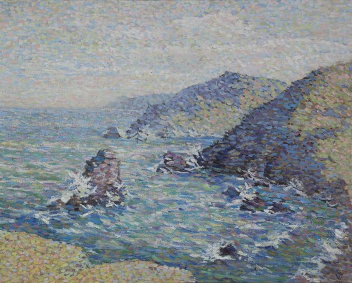 Willy SCHLOBACH - Pintura - Les falaises