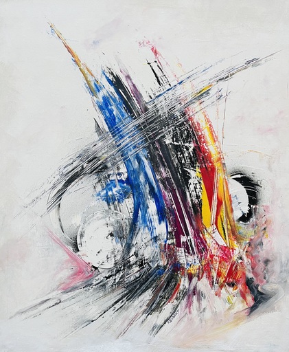 Michel BISBARD - Gemälde - Abstraction 