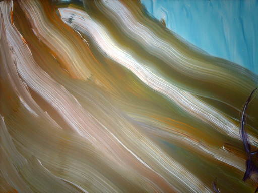Jean MESSAGIER - Gemälde - L'algorythme de la chute des feuilles