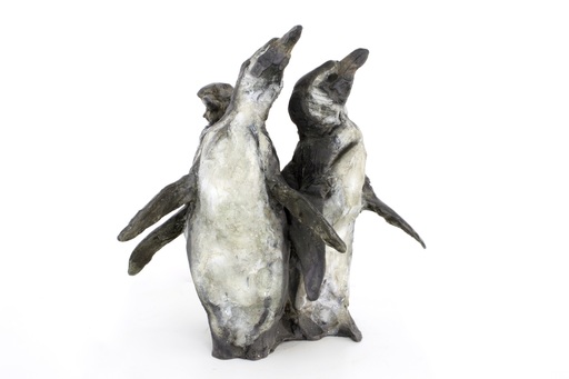 Jean François GAMBINO - Skulptur Volumen - Penguins - Manchots