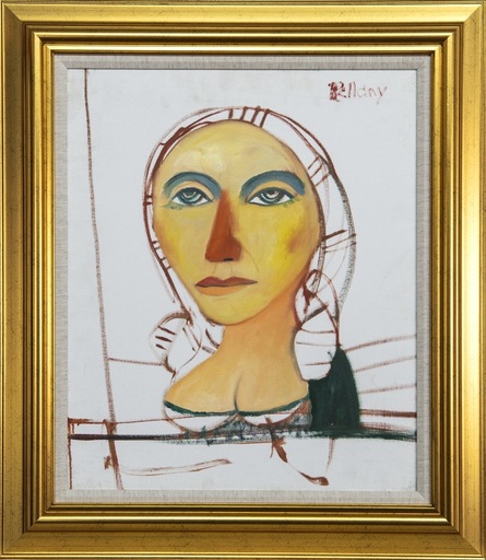John BELLANY - Painting - Mona Lisa