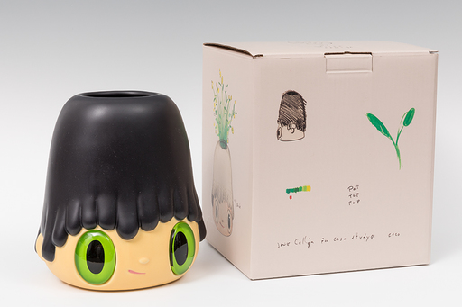 Javier CALLEJA - Keramiken - Pot-Pop-Top Flower Vase (green eyes)