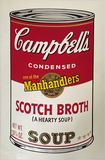 Andy WARHOL - Estampe-Multiple - Campbell's Soup II, Scotch Broth F&S II.55